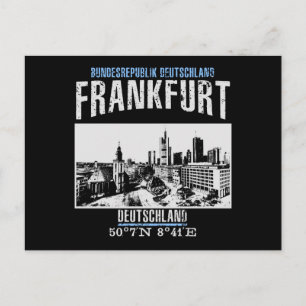 Carte Postale Francfort