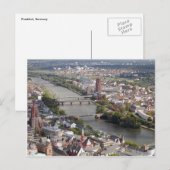 Carte Postale Francfort (Devant / Derrière)