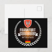 Carte Postale Francfort (Devant / Derrière)