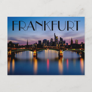 Carte Postale Francfort Allemagne