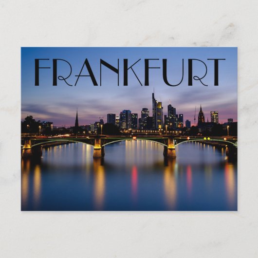Carte Postale Francfort Allemagne (Devant)