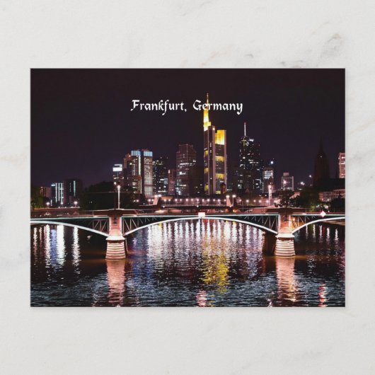 Carte Postale Francfort, Allemagne (Devant)