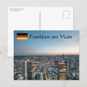 Carte Postale Francfort Allemagne