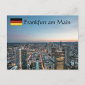 Carte Postale Francfort Allemagne (Devant)
