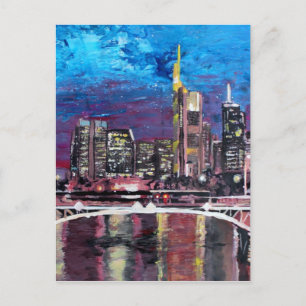 Carte Postale Francfort - Main Allemagne - Mainhattan Skyline