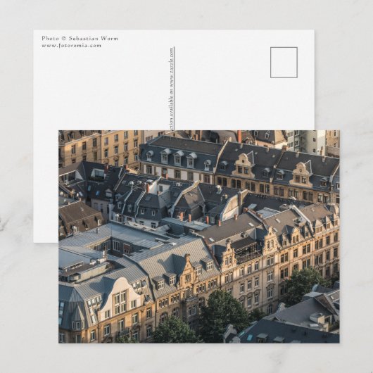 Carte Postale Francfort-sur-le-Main (Devant / Derrière)