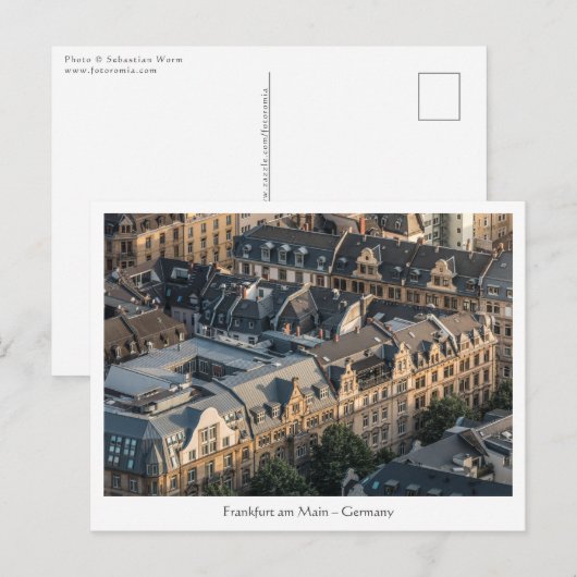 Carte Postale Francfort-sur-le-Main (Devant / Derrière)