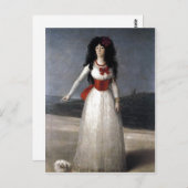 Carte Postale Francisco de Goya Espa? ol : Duquesa de Alba 1795  (Devant / Derrière)