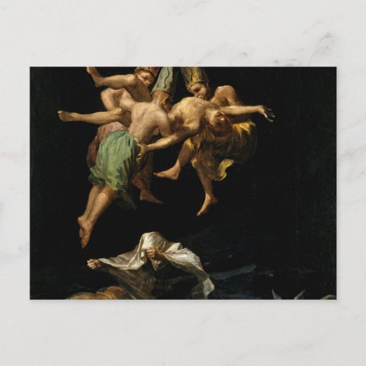 Carte Postale Francisco De Goya - Vol De Sorcières (Devant)
