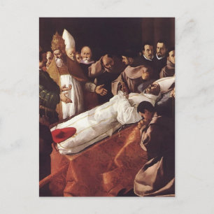 Carte Postale Francisco de Zurbaran-La mort de Saint Bonaventura