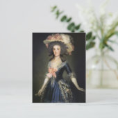 Carte Postale Francisco Goya- Duchesse Comtesse de Benavente (Debout devant)