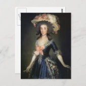Carte Postale Francisco Goya- Duchesse Comtesse de Benavente (Devant / Derrière)