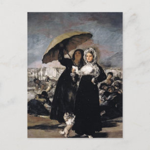Carte Postale Francisco Goya - Jeune femme avec une lettre