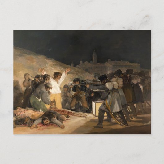 Carte Postale Francisco Goya, Le 3 mai 1808 (Devant)