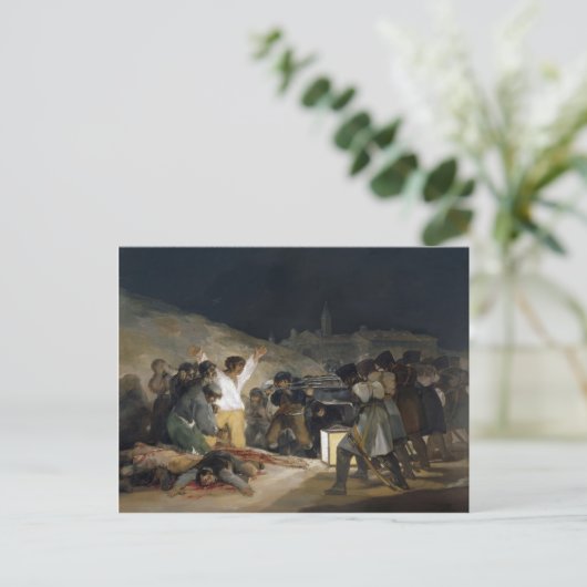 Carte Postale Francisco Goya-L'exécution des défenseurs de Madri (Debout devant)