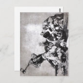 Carte Postale Francisco Goya, même De Los desastres de la (Devant / Derrière)