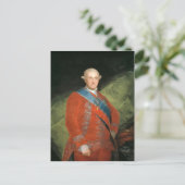 Carte Postale Francisco Goya - Portrait de Charle IV d'Espagne (Debout devant)