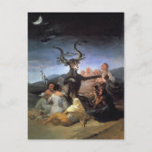 Carte Postale Francisco Goya- Sabbat des sorcières (Devant)