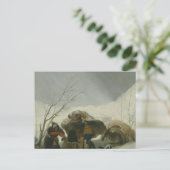 Carte Postale Francisco Goya - Scène d'hiver (Debout devant)