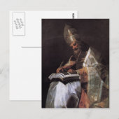 Carte Postale Francisco Goya - St. Gregory le Grand (Devant / Derrière)