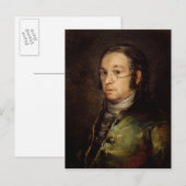 Carte Postale Francisco Jose de Goya y Lucientes | Autoportrait (Devant / Derrière)
