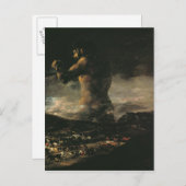 Carte Postale Francisco Jose de Goya y Lucientes | Le Colosse, (Devant / Derrière)