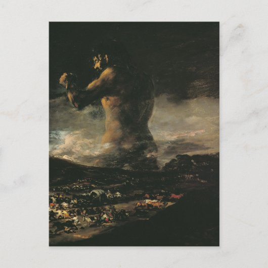 Carte Postale Francisco Jose de Goya y Lucientes | Le Colosse, (Devant)