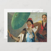 Carte Postale Francisco Jose de Goya y Lucientes | Le Parasol, (Devant / Derrière)