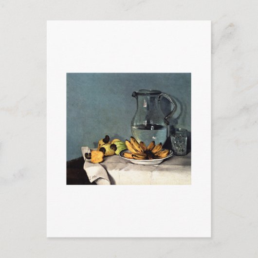Carte Postale Francisco Oller Still Life Bananas, Pitcher (Devant)