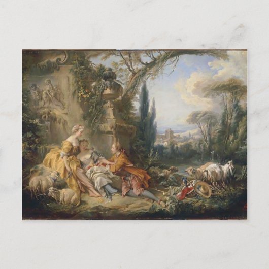 Carte Postale Francois Boucher - Charmes de la vie de campagne (Devant)