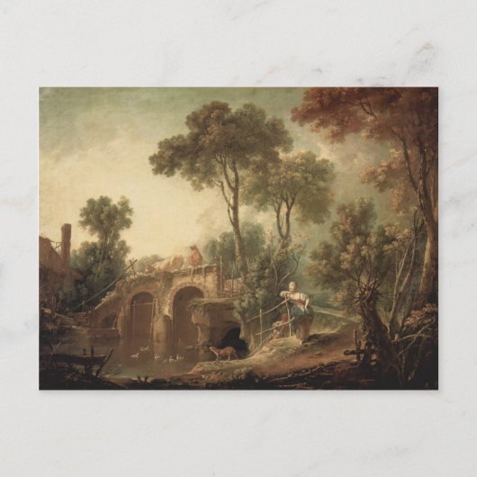 Carte Postale Francois Boucher - Le Pont (Devant)