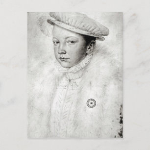 Carte Postale François II 1560