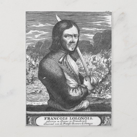 Carte Postale Francois l'Olonnais (Devant)