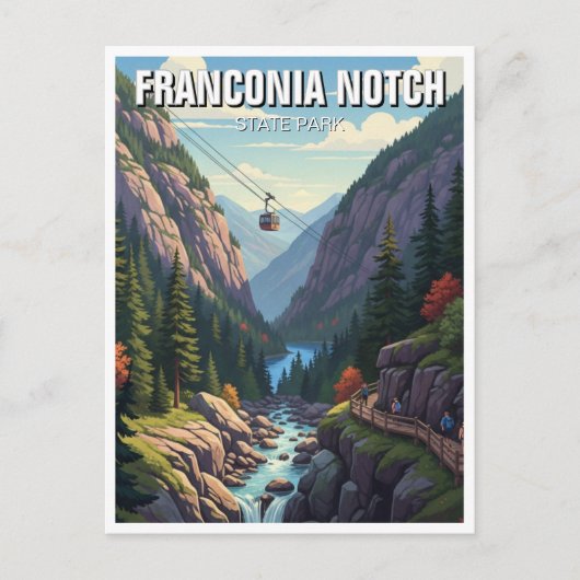 Carte Postale Franconia Notch State Park Travel (Devant)