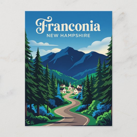 Carte Postale Franconie États-Unis (Devant)