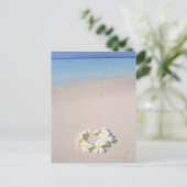 Carte Postale Frangipani sur la plage (Debout devant)