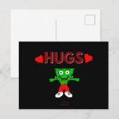 Carte postale FrankenCheese Hugs (Devant / Derrière)
