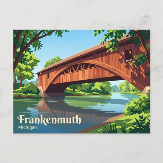 Carte Postale Frankenmuth États-Unis (Devant)
