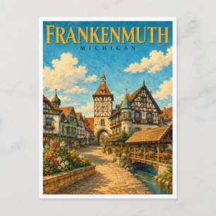 Carte Postale Frankenmuth Michigan Village bavarois GeoSaga