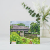 Carte Postale Frankenmuths Pont Couvert Penser De Vous (Debout devant)