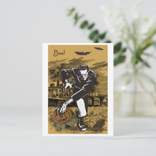 Carte Postale Frankenstein (Debout devant)