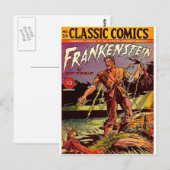 Carte Postale frankenstein (Devant / Derrière)