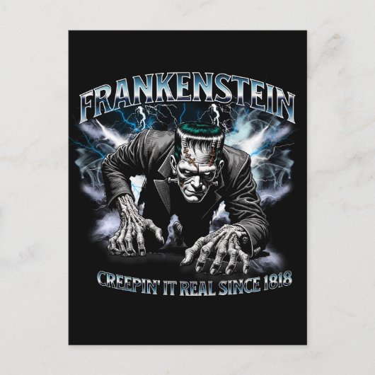 Carte postale Frankenstein Bootleg Style (Devant)
