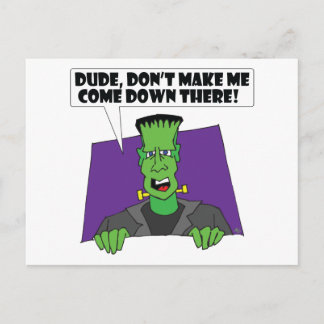 Carte Postale FRANKENSTEIN colère