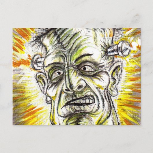 CARTE POSTALE FRANKENSTEIN SHOCK (Devant)
