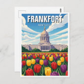 Carte Postale Frankfort Kentucky Postcard State Capitol (Devant / Derrière)