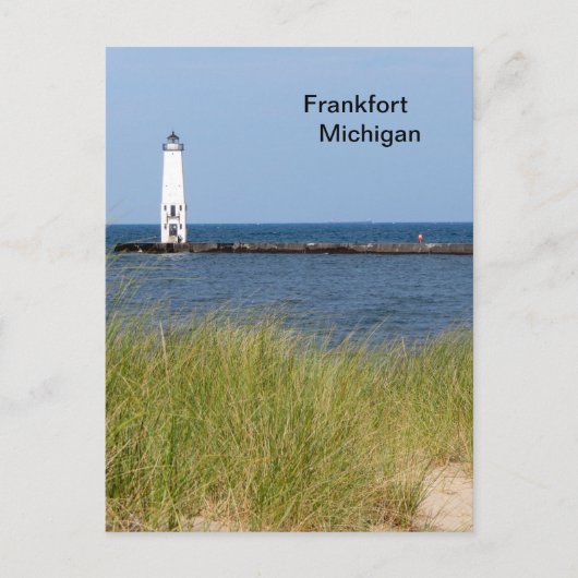 Carte Postale Frankfort Michigan (Devant)