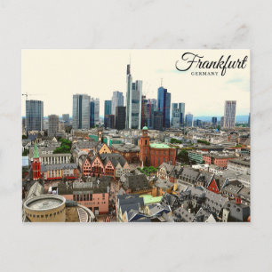 Carte Postale Frankfurt view
