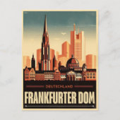 Carte Postale Frankfurter dom am main Frankfurt Cathedra (Devant)