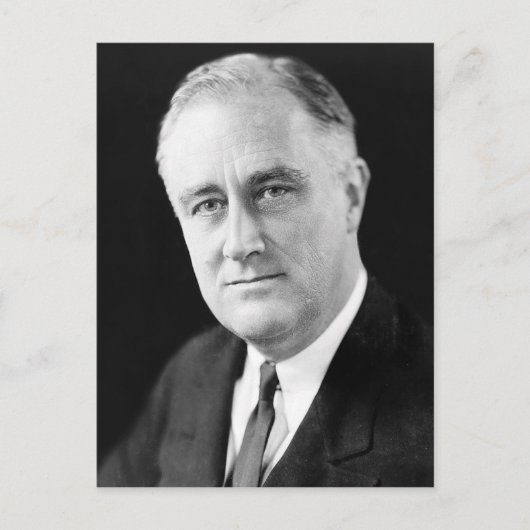 Carte Postale Franklin Delano Roosevelt (Devant)